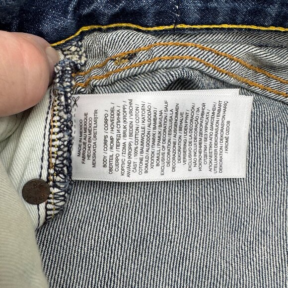 Polo Ralph Lauren Varick Slim Straight Blue Jean Men's Patched, Size 30 x 30 NWT - Picture 7 of 12